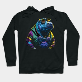 Cyberpunk Hippo Hoodie